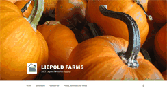 Desktop Screenshot of liepoldfarms.com